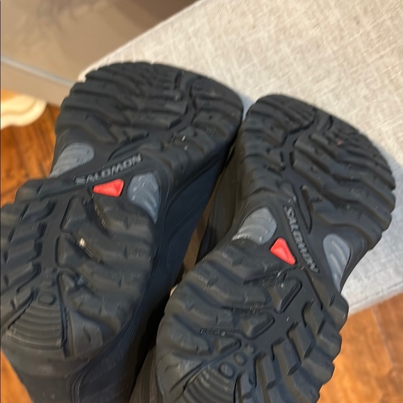 Salomon Men Shelter CS WP Winter Boots Black Contagrip Waterproof US 10 - Picture 8 of 13